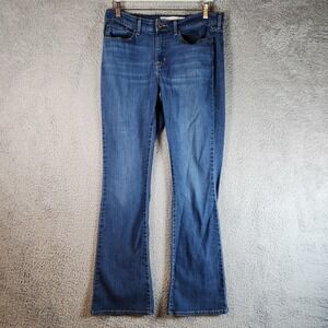 Levi's Signature Jeans Womens 10L Blue Denim‎ Cotton Stretch Mid Rise Bootcut